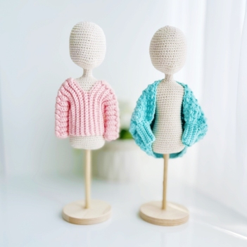 Sweaters amigurumi pattern by Fluffy Tummy