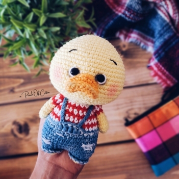 Ernie the Duck amigurumi pattern by apinchofcotton