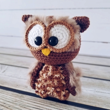 Owl Pacino  amigurumi pattern by apinchofcotton