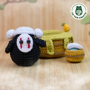 No face - Spirited Away amigurumi pattern by Co Tam Crafts