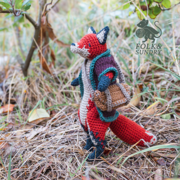 Julen of the Fox Folk amigurumi pattern by Folk & Sundry
