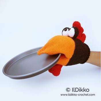 Hot Chick Oven Gloves amigurumi pattern by IlDikko