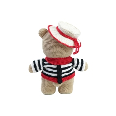 Gondolier outfit amigurumi by Madelenon