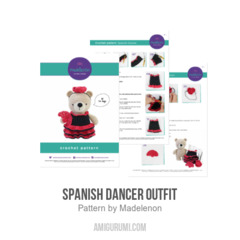 Spanish Dancer Outfit amigurumi pattern by Madelenon