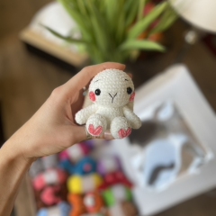 Bunny Out of the Box amigurumi by Nelly Handmade