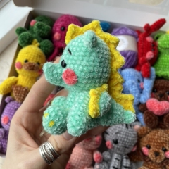 Dragon Out of the Box amigurumi pattern by Nelly Handmade