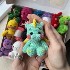Dragon Out of the Box amigurumi pattern by Nelly Handmade