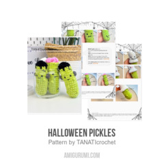 Halloween Pickles amigurumi pattern by TANATIcrochet