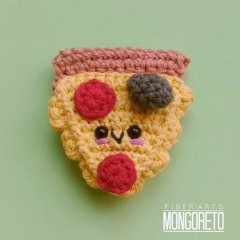 PIZZA amigurumi by Mongoreto