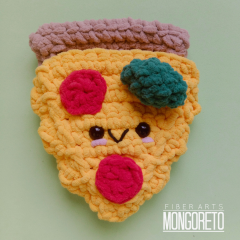 PIZZA amigurumi pattern by Mongoreto