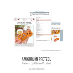 Amigurumi Pretzel amigurumi pattern by Elisas Crochet