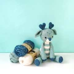 Reindeer Coco amigurumi pattern by Mrs Milly
