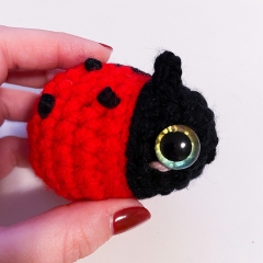 Baby Ladybug amigurumi pattern by unknown