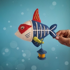 Flash the X-ray Fish amigurumi pattern by Natura Crochet