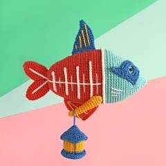 Flash the X-ray Fish amigurumi by Natura Crochet