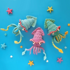 HENRY THE SQUID amigurumi by Natura Crochet