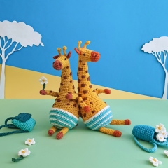 Hermann the Giraffe amigurumi pattern by Natura Crochet