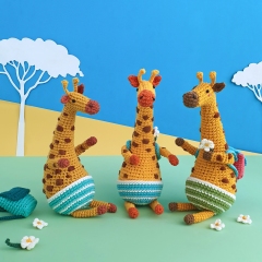 Hermann the Giraffe amigurumi by Natura Crochet