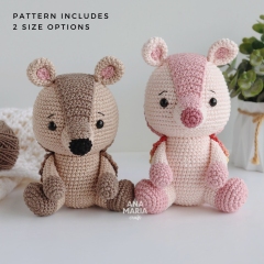 Armando, the Armadillo amigurumi pattern by Ana Maria Craft