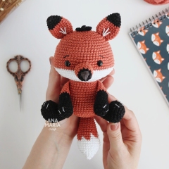 Bob, the Maned Wolf Fox amigurumi by Ana Maria Craft