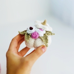 Floral pumpkins amigurumi by Fluffy Tummy