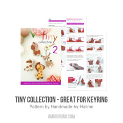 Tiny collection - great for keyring amigurumi pattern by Handmade by Halime