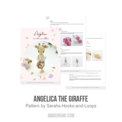 Angelica the Giraffe amigurumi pattern by Sarah's Hooks & Loops