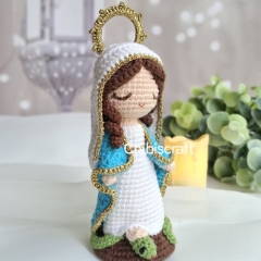 Virgin Mary amigurumi pattern by Chibiscraft