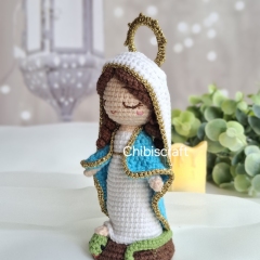 Virgin Mary amigurumi by Chibiscraft