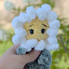 Bella the flower amigurumi pattern by Gutherz Design