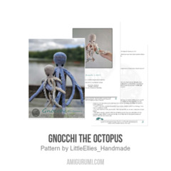 Gnocchi the Octopus amigurumi pattern by LittleEllies_Handmade