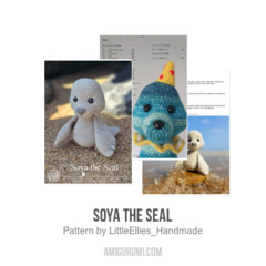Soya the Seal amigurumi pattern by LittleEllies_Handmade