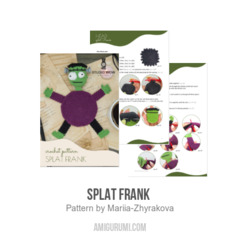 Splat Frank  amigurumi pattern by Mariia Zhyrakova