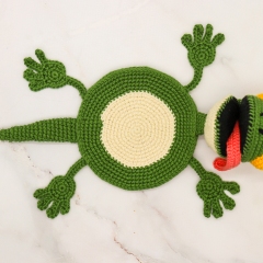 Splat Lizard amigurumi pattern by Mariia Zhyrakova