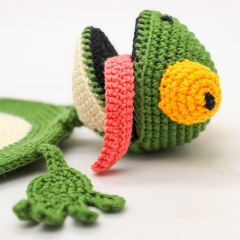Splat Lizard amigurumi by Mariia Zhyrakova