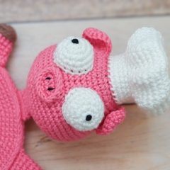 Splat Pig amigurumi by Mariia Zhyrakova