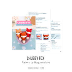 Chubby Fox  amigurumi pattern by Hugurumitoys