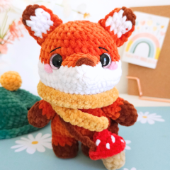 Cozy Fox amigurumi by Hugurumitoys