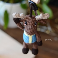 Henry the moose amigurumi pattern by Plączenitka