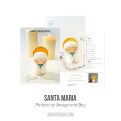 Santa Maria amigurumi pattern by Amigurumi Boy