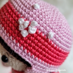 Outfit Winter for doll Robin amigurumi by Schipper Amigurumi