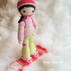 Outfit Winter for doll Robin amigurumi pattern by Schipper Amigurumi