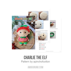 Charlie the Elf amigurumi pattern by apinchofcotton