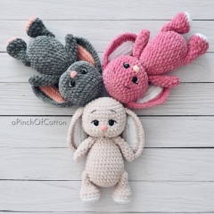 Hopsie the Bunny  amigurumi pattern by apinchofcotton