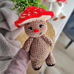 Mister Mushroom amigurumi pattern by apinchofcotton