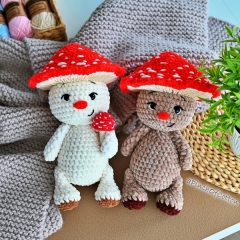 Mister Mushroom amigurumi by apinchofcotton