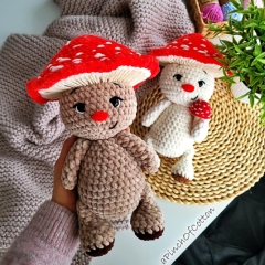 Mister Mushroom amigurumi pattern by apinchofcotton