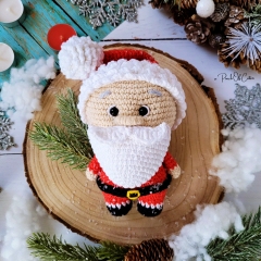 Santa Claus, Elf & Reindeer amigurumi pattern by apinchofcotton