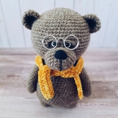 Toffee the Bear amigurumi by apinchofcotton