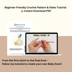 Baby Duck amigurumi pattern by The Loop Story